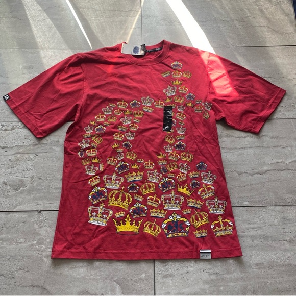 Sean John Red Cotton T-Shirt - Picture 1 of 4